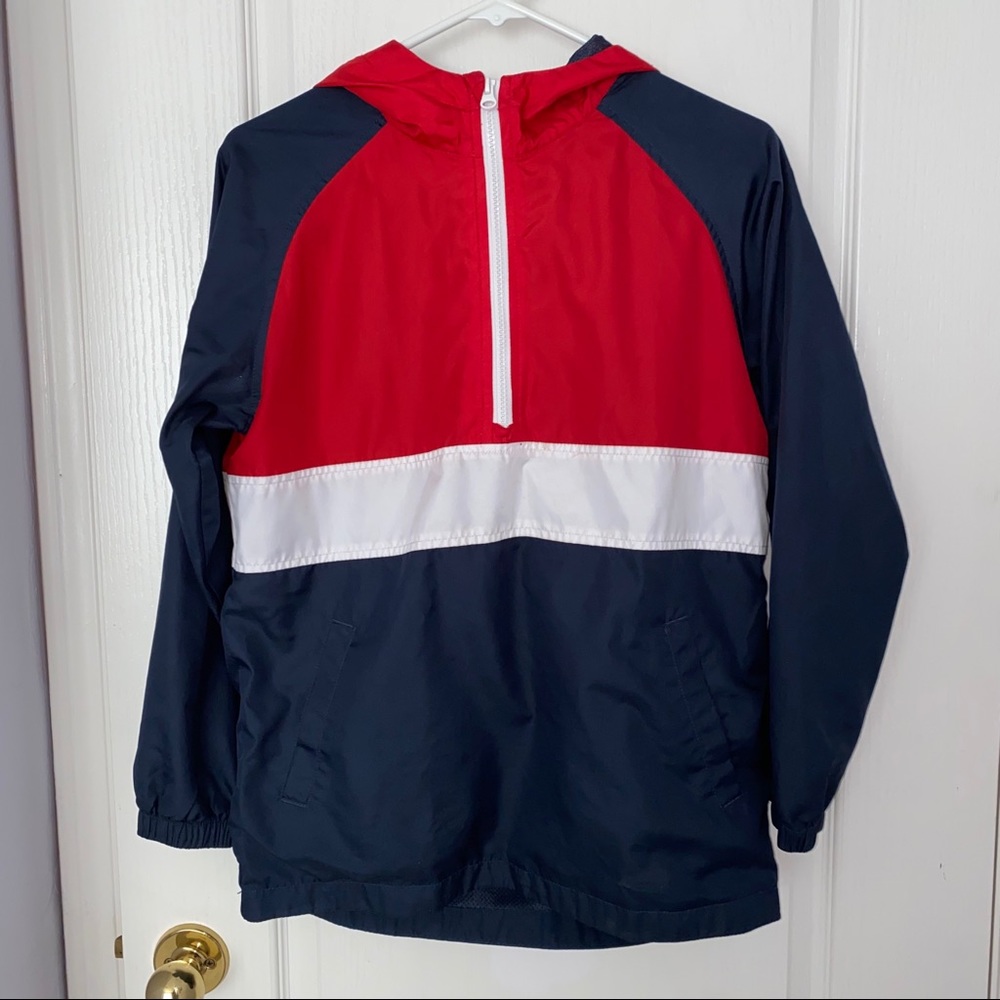 Red, White, & Blue Windbreaker Hoodie